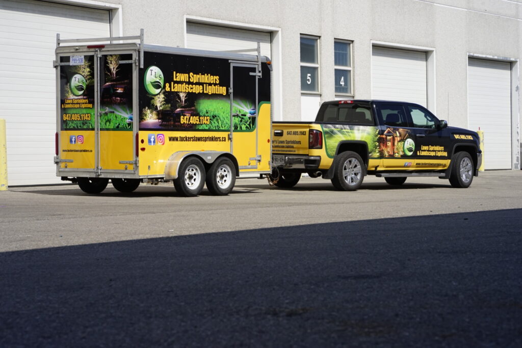 Commercial trailer wrap