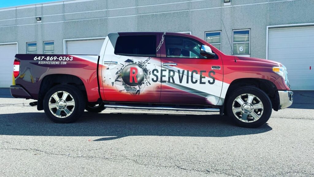 Tundra fleet vehicle wrap