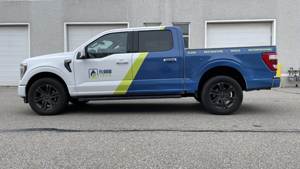 Pickup truck fleet wrap Miami