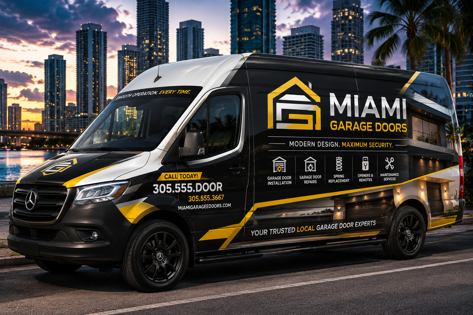 Garage Door Fleet Wraps