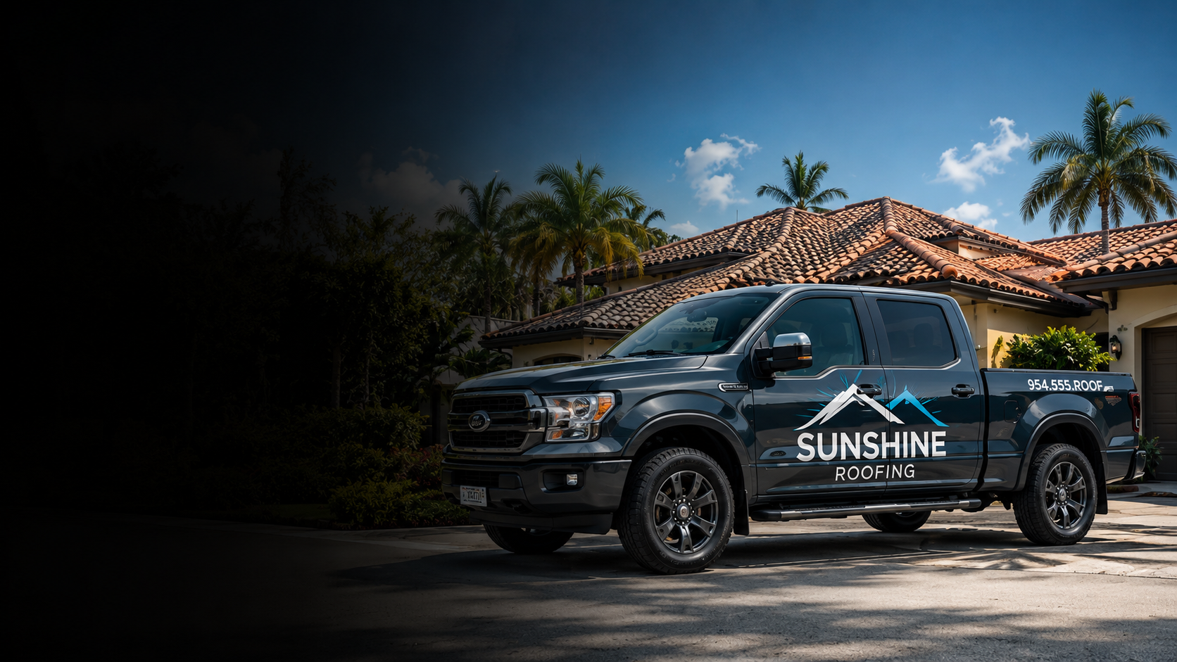 Roofing Truck Wraps