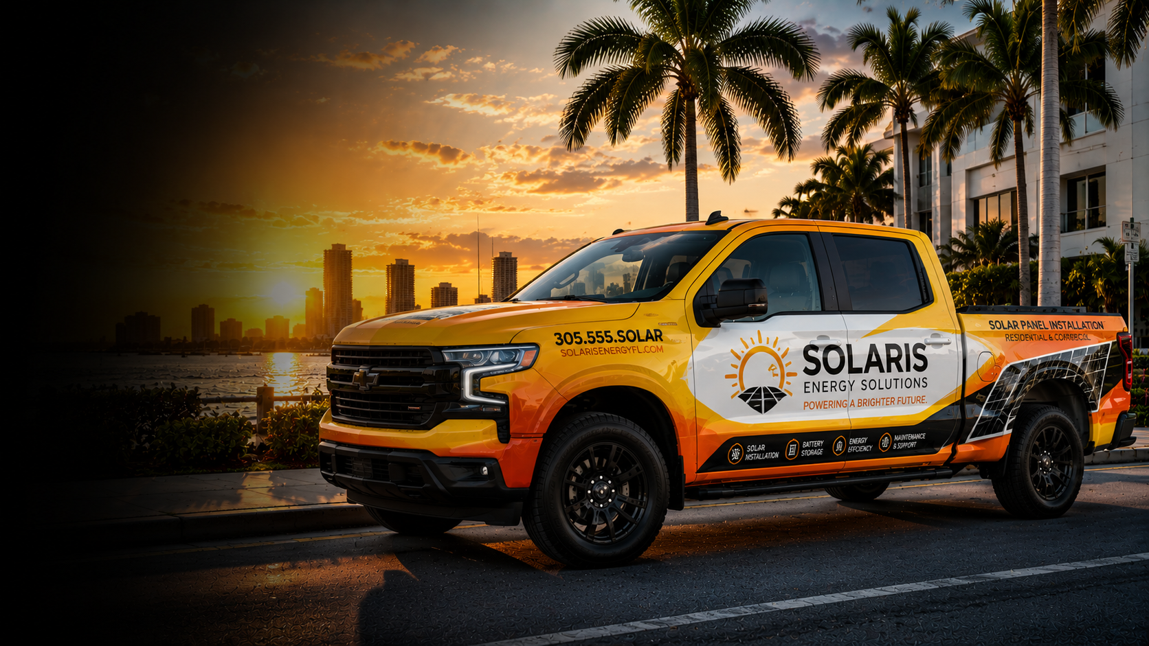 Solar Company Fleet Wraps
