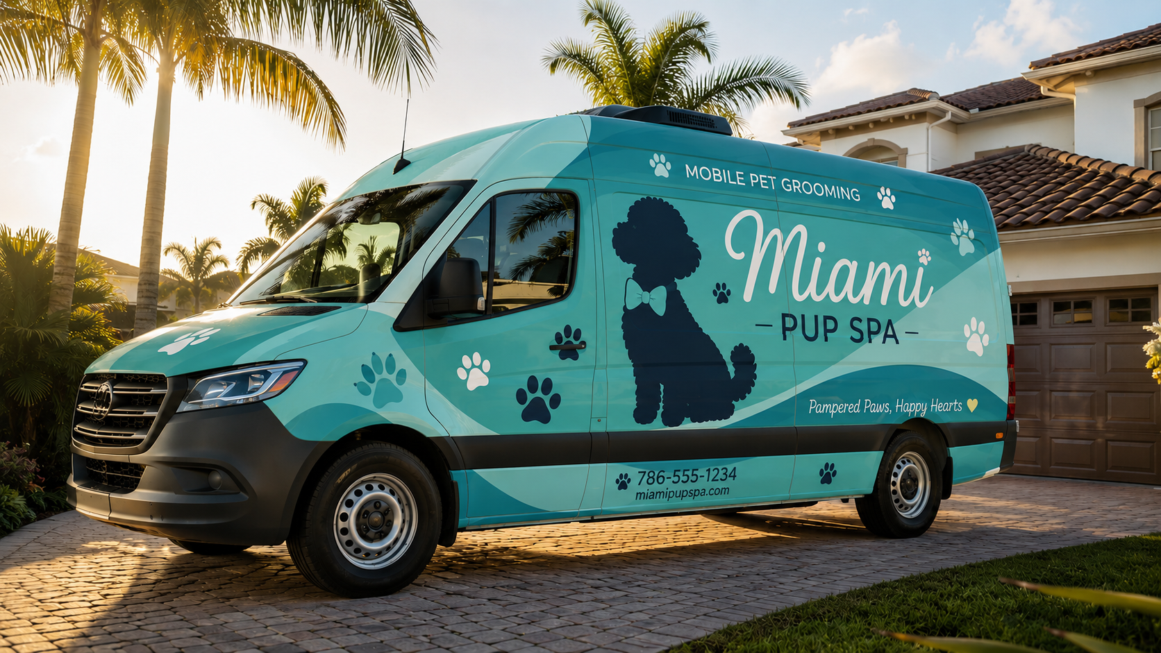 Pet Grooming Van Wraps